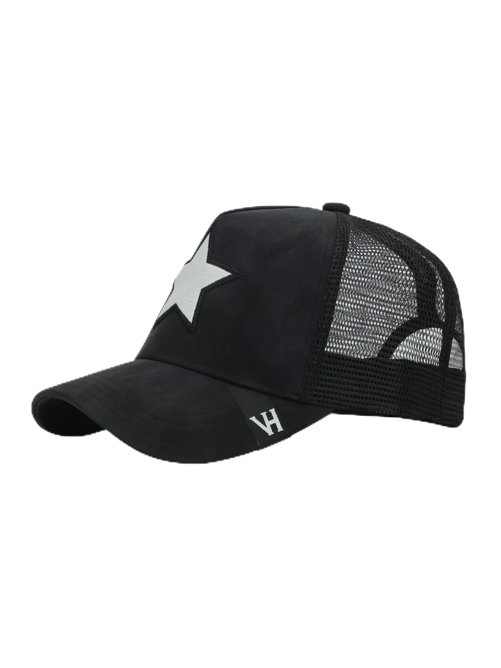 VINTAGE HAVANA Trucker Hats Women | Mesh Adjustable | Black, White | Size L
